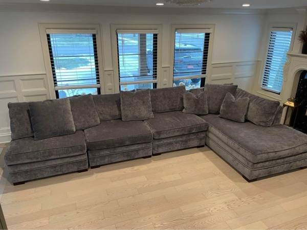 Corduroy Sectional! $0 Down! 1