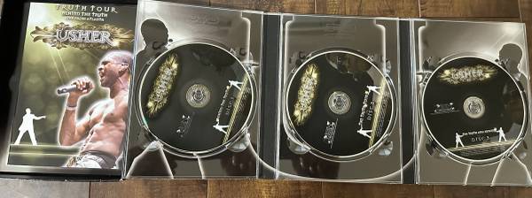 USHER DVD CD ライブDVD セット売り　洋楽 Usher Live Concert 3 disc set - cds / dvds / vhs - by owner