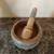 🌿 Carved Wooden Mortar & Pestle – Ornate Floral Designs 1 thumbnail