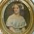 BEAUTIFUL ANTIQUE PRINT OF A YOUNG LADY WITH FLOWERS ON HEAD 3 thumbnail