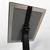 (Lot of 3) Sleek Curved Pedestal Sign Holder 8-1/2" x 11" Black Steel 3 thumbnail