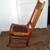 ANTIQUE ROCKING CHAIR 5 Point Pentagram Star Wiccan Vintage Furniture 6 thumbnail