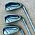 Ping Karsten Black Dot RH Irons 6,7,8,9,W Ping KS 410 Sr Flex Graphite 3 thumbnail