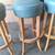 Vintage 50s blondewood stools 3 thumbnail