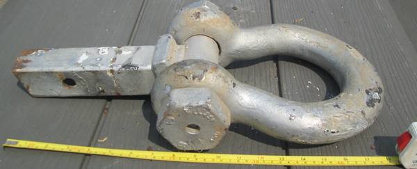 10" Shackle w/2" Slide-In Hitch Attachment 1