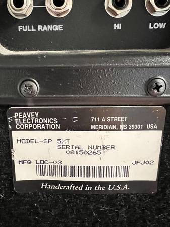 Peavey Bullfrog Speakers, Stands, PA and 30 ' cords - antiques