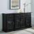 60" FRETWORK SIDEBOARD CABINET - BLACK - ALLNEW 2 thumbnail