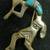 Kokopelli Native American Turquoise & Silver Fertility God Pendant 1 thumbnail
