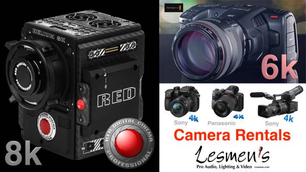 RED WEAPON HELIUM 8K Full Kit. And other cameras for rent 1