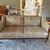 Vintage Traditional Wood Framed Sofa by Sherrill Furniture 3 thumbnail