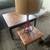 Vintage Sculptural Steel table lamp in the style of Royere A74 1 thumbnail