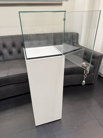 *** LIKE NEW *** CUSTOM LOCKING GLASS DISPLAY CASES 1