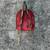 Decorative Garden Planter Wheel-barrel Red metal &Wood 5 thumbnail