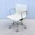 Herman Miller Eames Aluminum Group Management Chair in Ivory Leather 4 thumbnail