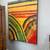 Large 3D Painting Artwork By RC Berkeley (1983)  48” X 61 1/2” X 3” 2 thumbnail