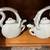 Pair of Ceramic Decorative Tea Kettles 1 thumbnail