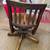 Antique Early 1900’s Solid Oak Adjustable Bankers Chair Sikes Co. Buffalo, NY 4 thumbnail