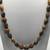 Leopard skin Jasper Yellow Jasper & Wood Carved Prayer Bead Necklace 1 thumbnail