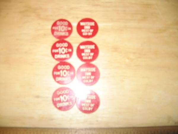 Vintage Wayside Inn Tokens 1