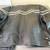 Motorcycle Jacket Black Leather Silver Racing Stripes size 50 men’s 10 thumbnail