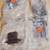 3 Sets 7 Total Vintage Ajax Hammered Copper Finish Cabinet Hinges USA 1 thumbnail