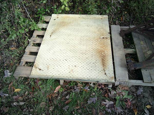 1/8" steel, 34" x 4' 1