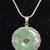925 silver necklace with jade pendant 3 thumbnail