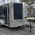 2026 Arising 7x12 V Nose Enclosed Utility Landscape Trailer BLACK 7k 1 thumbnail