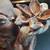vintage Mexican terracotta "Vendedora de Flores" (Flower Seller) statu 2 thumbnail
