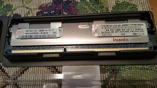 4gb Hynix DDR3 ECC ram 1