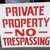 Aluminum no trespassing signs 2 thumbnail