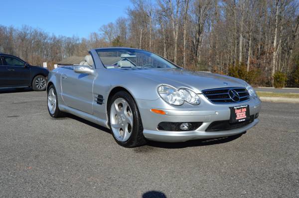 2005 Mercedes-benz SL 500 LOW MILES POWER CONVERTIBE TOP - $14,999 (MANASSAS)63616305894401122