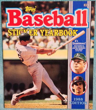 11 álbumes de pegatinas de béisbol vintage - estado impecable - $3 (redwood city)63470082403587121