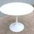 Mid-Century Modern Eero Saarinen Style Round White Tulip Dining Table 8 thumbnail