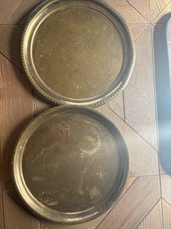 Beautiful brass trays 1