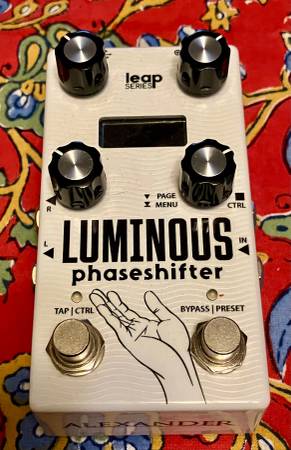 Alexander Pedals Luminous Phaseshifter - musical instruments - by