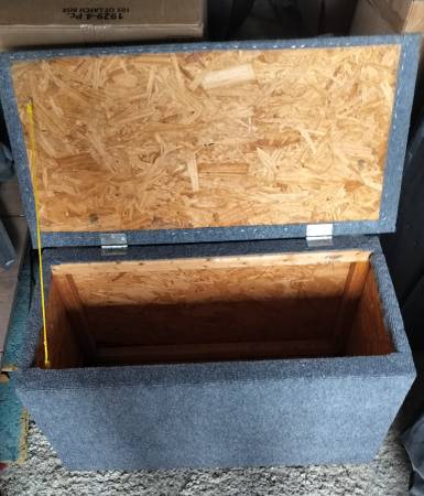 Custom Carpeted Boxes for Storage or Boat - $40 (South Austin)63471405150723121