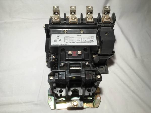 500-EOD940 Allen-Bradley Nema Size 4 Motor Contactor 4 Pole 1