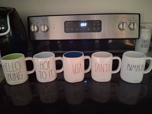 Rae Dunn Mugs (5) 1