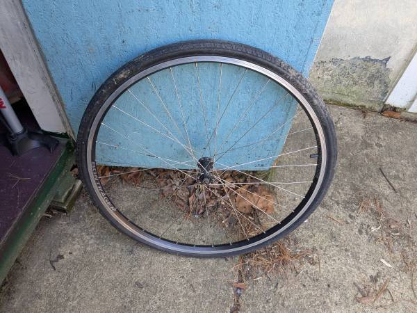 Alloy front wheel with tire 1