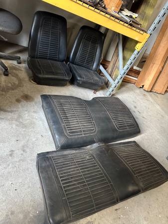 1967 Pontiac Firebird Front and rear seats 1