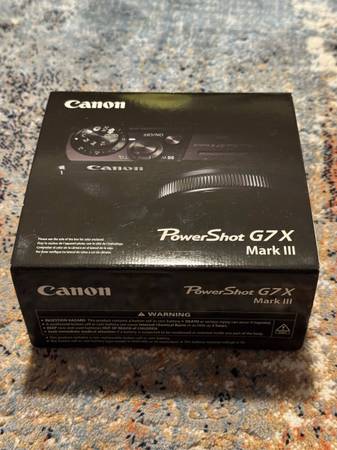 Canon powershot g7x mark iii NEW 1