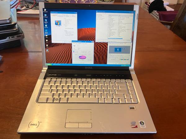 Dell XPS M1530 Retro Laptop C2D 2.5GHz 4GB RAM 80GB SSD Red 8600M XP 1