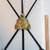 Antique Swedish 3 Crossed Bayonets Candle Holder. 1890s 1 thumbnail