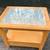 Nightstand/end table  with glass, shelf and drawer 1 thumbnail