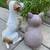 A cat & a dog garden statues 5 thumbnail