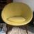 West Elm Yellow Mid-Century Modern Round Chair 1 thumbnail