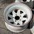 Four White Steel 15x8 Inch Wagon Wheels 5 on 5-inch fits Chevy, GMC 3 thumbnail
