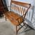 Vintage Nichols & Stone Windsor Arrow Back Maple Bench 3 thumbnail