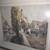 Etching: Antique Lge Framed French Village Scene signed/titled 2 thumbnail